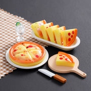 PVC食品サンプル 果物 フランスパン フェイクケーキ ドーナツ サンプル 模型 学校 行事 飾り オーナメント