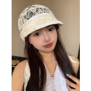 帽子 キャップ キャスケット ベレー帽 メッシュ レース 外出 お出かけ レディース