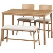 マリー ダイニングセット4点 ベージュカラー 52361