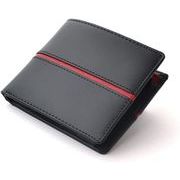 United HOMME 　馬床革　センターカラーライン搭載モデル　ショートウォレット　UH-1073　BKRD