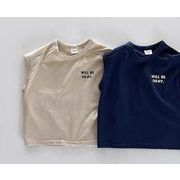 2025新作 キッズ服　BSベビー服　無袖　キャミソール　タンクトップ　73－100CM　３色