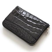 RED　CROW　本クロコダイル　日本製　男女兼用　コイン＆コンパクトケースウォレット　CFMW-1　ENA