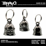 BRAVO BELL USA ブラボーベル　お守り　バイカー　ベル　キーホルダー　ラッキーベル　アメカジ