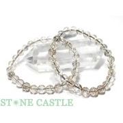 ☆高品質☆【ブレスレット】シルバールチルクォーツ (2A) (約7～7.5mm)