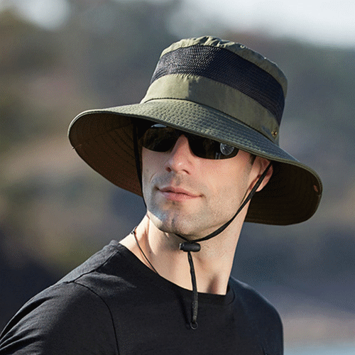 日よけ帽子 メンズ サーフハット サファリハット 帽子 ハット 通気性 お釣り 山登り アウトドア