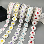 3 cm小菊の花刺繍カーテン  手作りDIYヘアピン  装飾衣料アクセサリー  手芸材料 ヘアピンパーツ