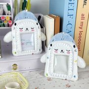 韓国  kpop トレカケース  猫 サメキーホルダー 透明窓あり トレカホルダー   トレカ展示  サメ雑貨