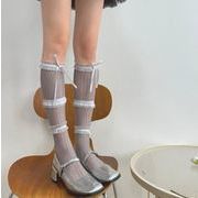 春夏靴下 ソックス  フットカバー  ハイソックス　ロリータファッション