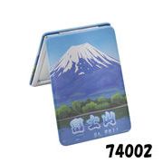 コンパクトミラー（レクタングル）等倍＆拡大2 倍（富士山）　手鏡　鏡　ミラー　お土産　JAPAN　日本