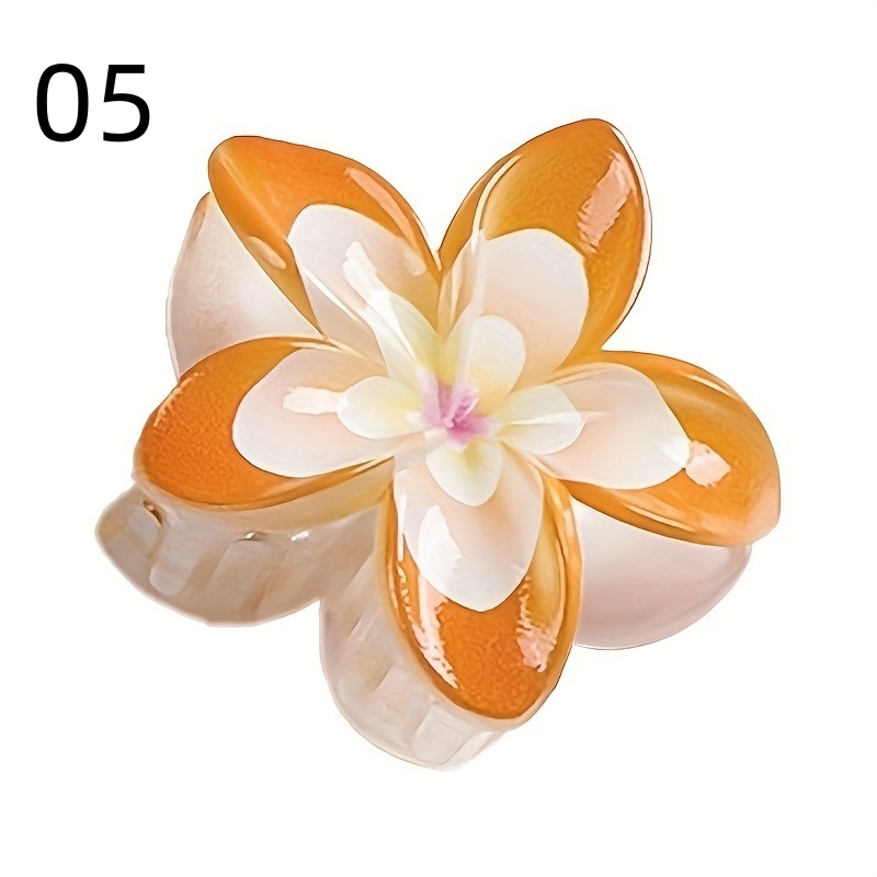 No.643  ハンドメイド バレッタ  プルメリア No.643 ハンドメイド バレッタ プルメリア No.643 ハンドメイド