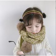 秋冬 子供のスカーフ　厚い暖かい ビブ 男の子女の子　可愛い マフラー  スカーフ