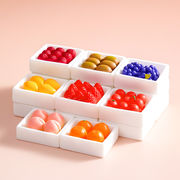 PVC食品サンプル 果物 フランスパン フェイクケーキ ドーナツ サンプル 模型 学校 行事 飾り オーナメント