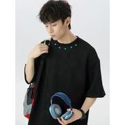 2025新作  トップス   メンズアパレル   ラウンドネック  半袖Tシャツ   ストリート系  夏服