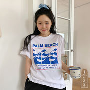 Tシャツ　レディース　INS　韓国ファッション