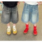 2025新品　子供服　夏服　ボトムス　五分ズボン　ショートパンツ　ズボン　男女兼用　90-130cm