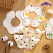 2025新品 スタイ おしゃれ 男女兼用 かわいい 赤ちゃん ベビー用涎掛け　エプロン　食事用ビブ 20色展開