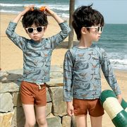 2025新作 夏服 韓国風子供服 水着 ★男の子★砂浜★キッズ★温泉用 ベビー用品  90~130CM