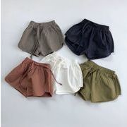 2025夏新作 INS風 子供服 男女兼用  カジュアルな  ショート ハーフパンツ  80-130cm 5色
