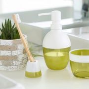 丁寧な色付けの陶器製歯ブラシスタンド！ ORBIT（オービット）歯ブラシホルダー