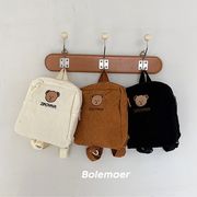 2025新作 INS韓国風  ベビー用　リュック　バッグ  幼稚園用  クマ柄こどもリュック  3色