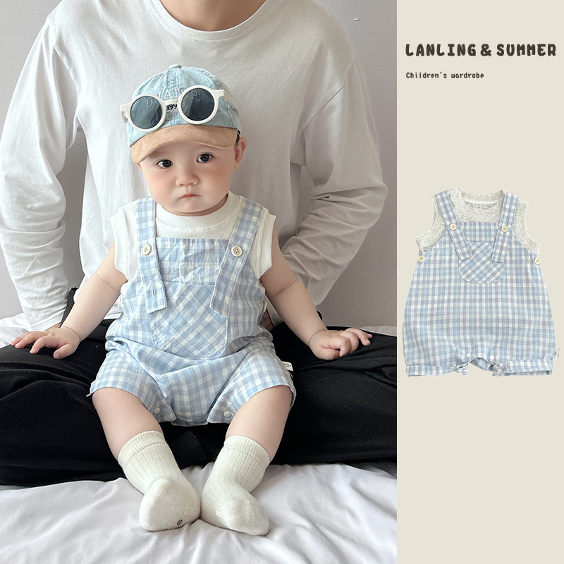 「2025」子供服★Tシャツ+サロペット★セットアップ★韓国風子供服★66cm~100cm
