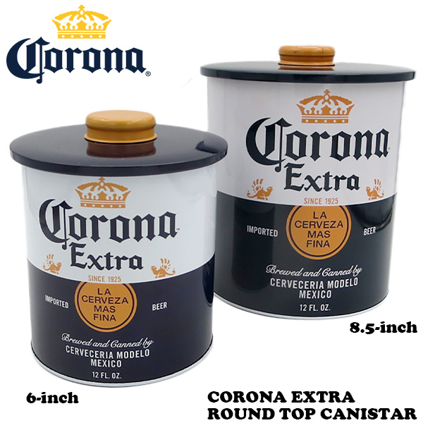 CORONA EXTRA ラウンドトップ キャニスター