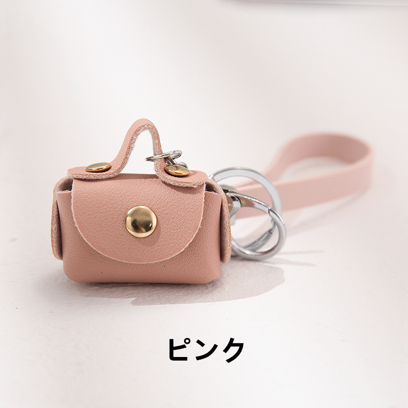 バッグチャーム 革 アクセサリー ストラップ PUレザー ミニBAG