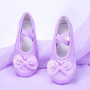 新品 ベリーダンス ダンスシューズ バレエ 大人も子供 ダンス靴 室内靴 体操 ヨガ リボン 23-39