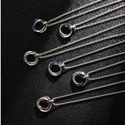 チタンスチールネックレス メンズ鎖骨ネックレス メンズアクセサリー チタンスチールアクセサリー