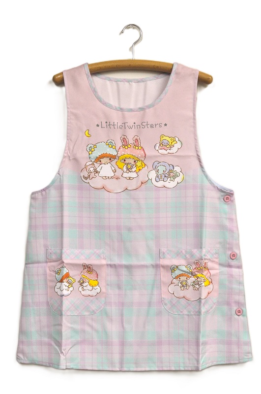 【即納】リトルツインスターズファンシーキッチン　レディースエプロン 保育士 介護士