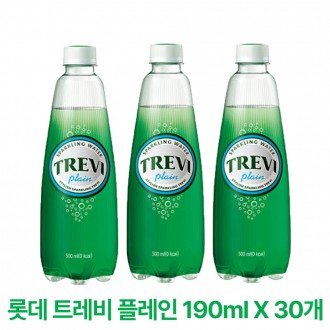 lotte TREVI 炭酸水 トレヴィ 190ML X 30本 韓国ドリンク