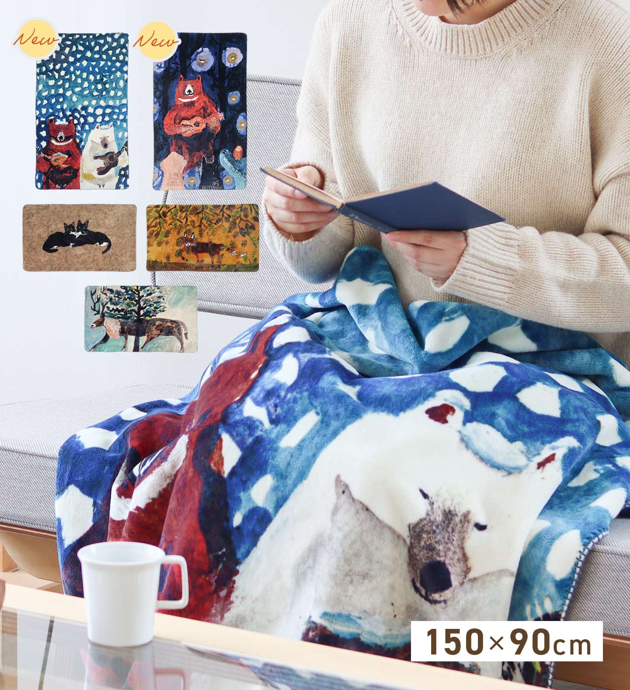 【OTHER】フリースブランケット (5タイプ) Atelier KOTETSU / アトリエコテツ