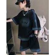 夏新品   子供服  男の子  キッズ   トップス+ズボン   カジュアル  夏服