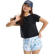 [Wotivon] 水着セット レディース タンキニ 4点セット 体形カバー タンクトップ ショートパンツ 女性