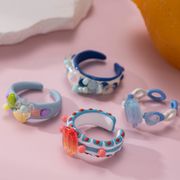 アイスクリーム指輪　オープン式　デイリー　韓国アクセサリー
