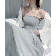 【日本倉庫即納】 キャミワンピース カーディガン2点セット