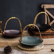 新作  雑貨  食器  撮影道具   デザート皿   アクセサリー皿   手付皿