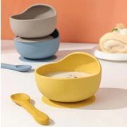 新品 ベビー食器 食事用具 シリカゲル ボウル 赤ちゃん 碗 ベビー用品 6色