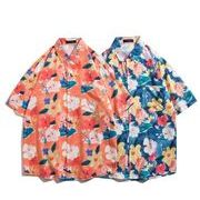 シャツ カジュアルシャツ 半袖 プリント アロハシャツ メンズトップス