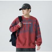 トレーナー スウェット ブラウス クルーネック 長袖 秋 プリント メンズトップス