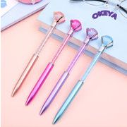 文房具 ボールペン 中性ペン 0.7mm ステーショナリー 事務用品 ブルーインク ダイヤモンド 可愛い