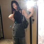 今季マストバイ  　韓国風    気質   おしゃれ　 chic 韓国ファッション  デニム  ジーンズ