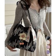 【日本倉庫即納】 スカーフ付き 大容量トートバッグ 韓国風