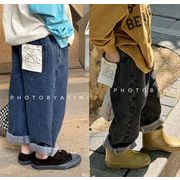2025 秋新作 韓国風子供服 ベビー服 トップス ズボンジーパン パンツ 2色