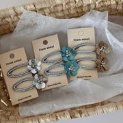 ヘアピン　ヘアアクセサリー　レディース　デザイン　韓国風　髪飾り