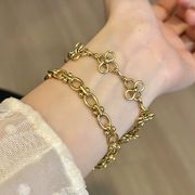 ブレスレット デザイン アクセサリー　ステンレス ブレスレット チェーン 韓国 ブレスレット上品★超新作