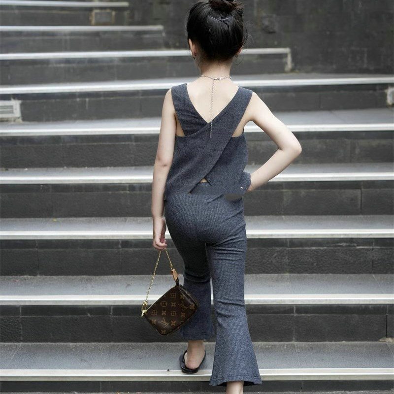 2025★夏新作★韓国風ベビー服★トップス+ズボン★7～17