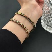 ブレスレット デザイン アクセサリー　ステンレス ブレスレット チェーン 韓国 ブレスレット上品★超新作