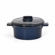 ネイビーココットS 青系 洋食器 オーブン スフレ・ココット オーブンOK 日本製 美濃焼