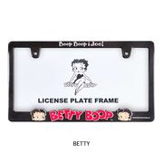■2025AW　新作■　BETTY BOOP　ライセンスプレートフレーム
